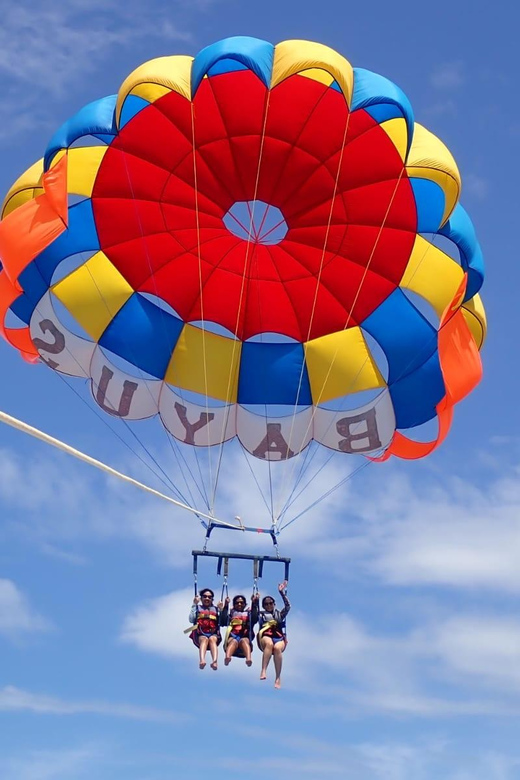 jet ski and water activity in bali - Banana Boat and Parasailing: The Short, High-Energy Pairing