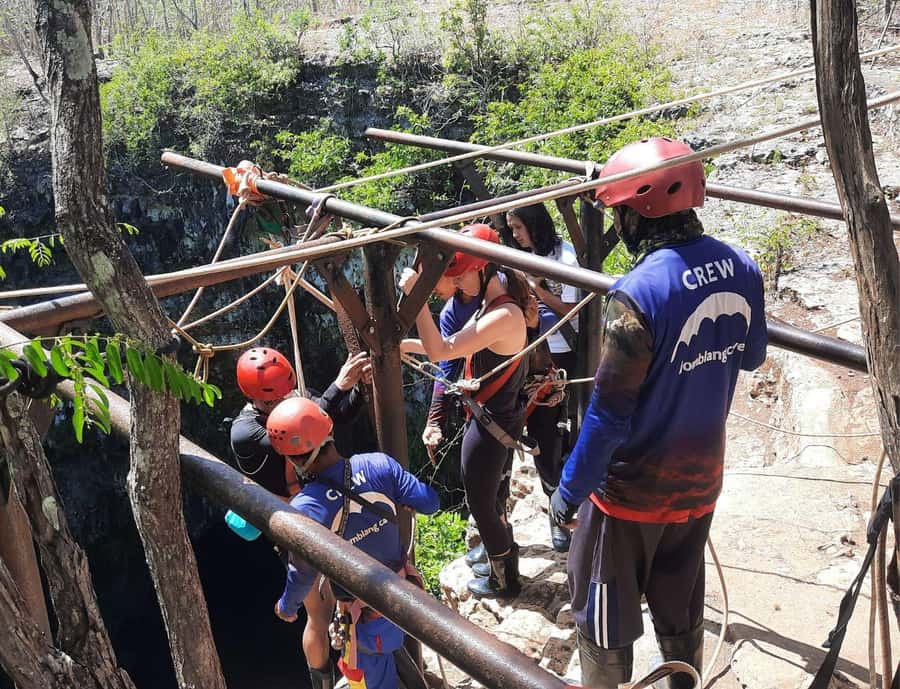 Jomblang Cave & Pindul Cave Including Guide, Lunch & Ticket - Jomblang Cave: The Rope Descent, the Mud Walk, and the Sunbeam Moment