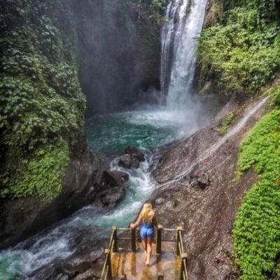 Jumping Sliding at Aling- Aling Waterfall and Handara Gate - Your Water Time: Four Waterfalls and Different Levels of Action