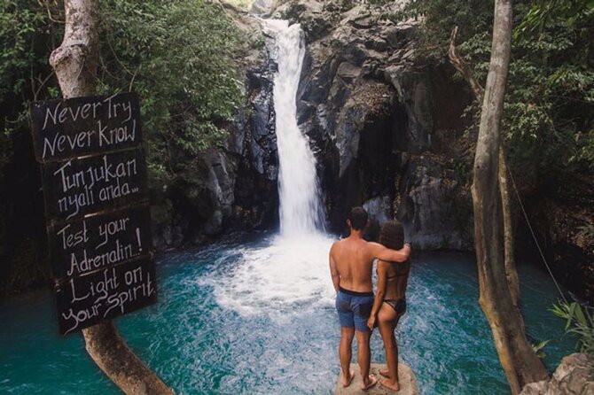 Jumping Sliding at Aling- aling Waterfall - Wanagiri Hidden Hill - Handara Gate - Door-to-Door from Nusa Dua: what this day trip is really like