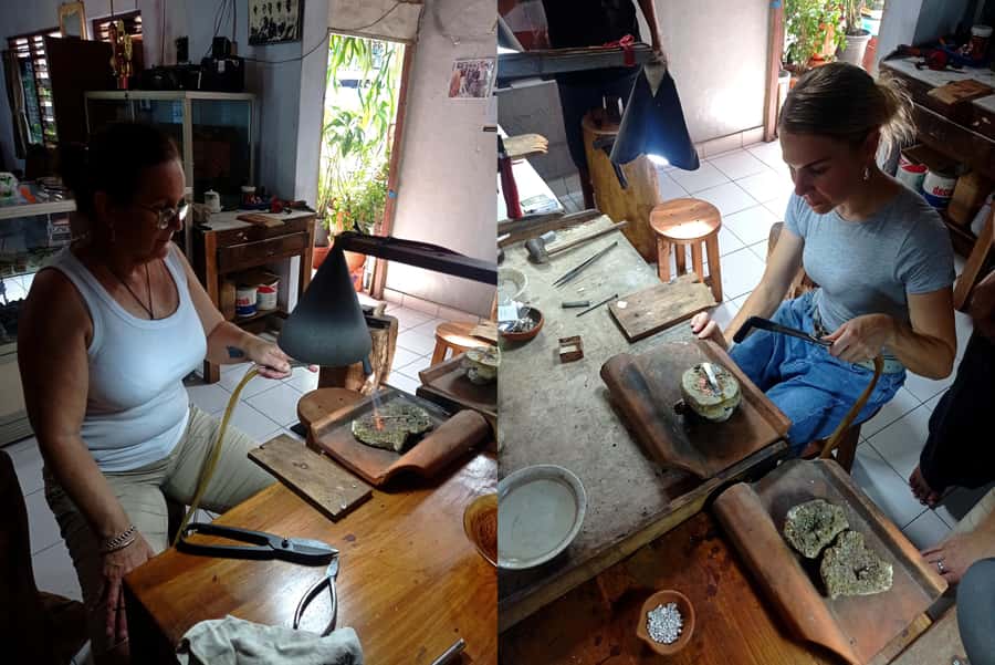 Kotagede: Silver Making Experience with Local Silversmith - The workshop team: why the guidance feels personal