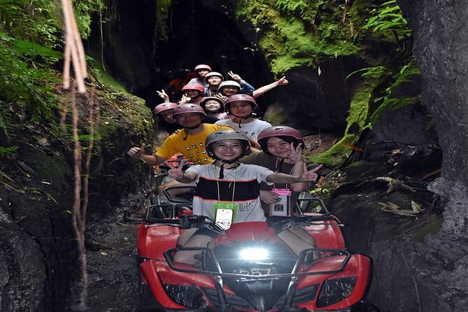 Kuber Bali ATV through Tunnel and Waterfall - The 90 minutes of terrain: cave, rice fields, villages, and a river
