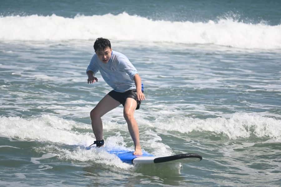 Kuta-Bali : Private Surf Lesson With Surf photos & Videos - Equipment and comfort: rashguard, board, shower, and the little wins