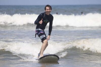 Kuta Beach, Bali: Surf Lessons For Beginner & Intermediate - Where to Meet Galaxy Surf Bali by the Kuta Beach Sign