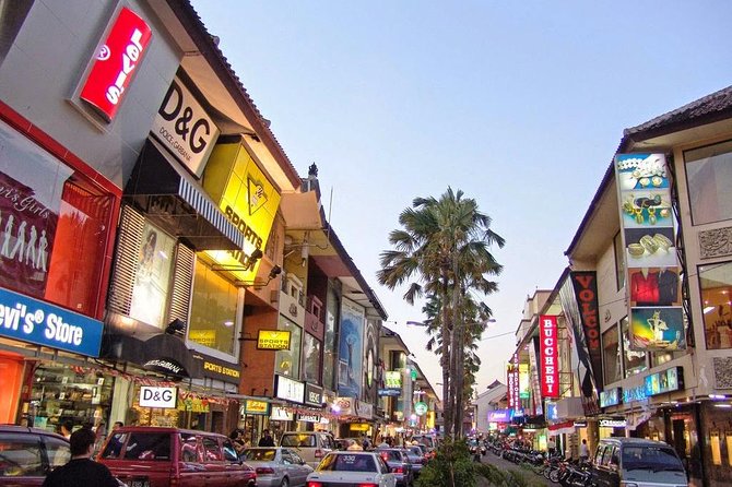 Kuta District Shopping Trip with Spa Massage - Pickup coverage: where the driver can collect you