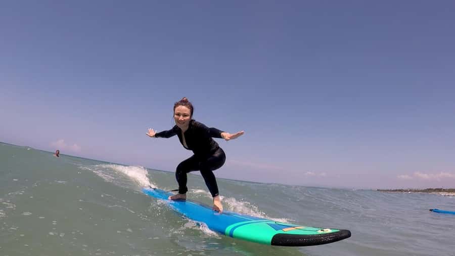 Legian Beach, Bali: Beginner or Intermediate Surf Lessons - The Land Lesson: Safety Rules, Board Control, and Wave Reading Setup