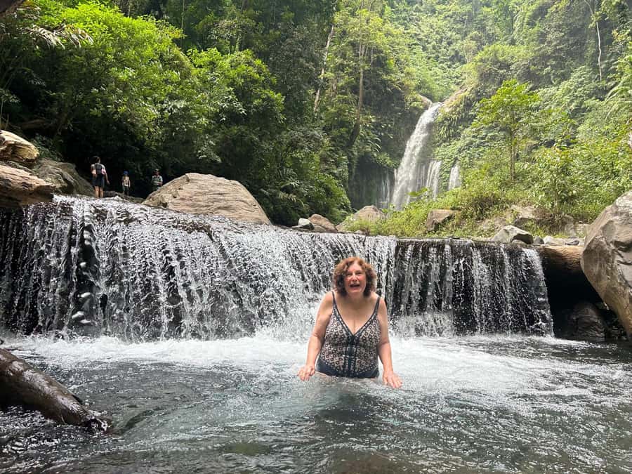Lombok: Benang Stokel and Benang Kelambu Waterfall Tour - The 45-minute forest walk to Benang Kelambu