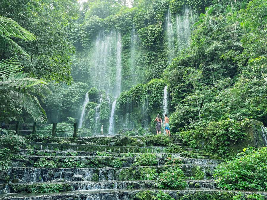 Lombok: Benang Stokel and Kelambu Falls Tour & Beach Sunset - Merese Hill Sunset: A Short Hike for Big Golden-Hour Views
