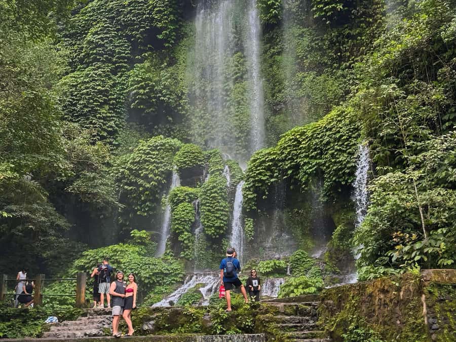 Lombok : Benang Stokel & Kelambu Waterfalls & Merese H - Benang Stokel Waterfall: Twin Falls, Photo Stops, and the Walk In