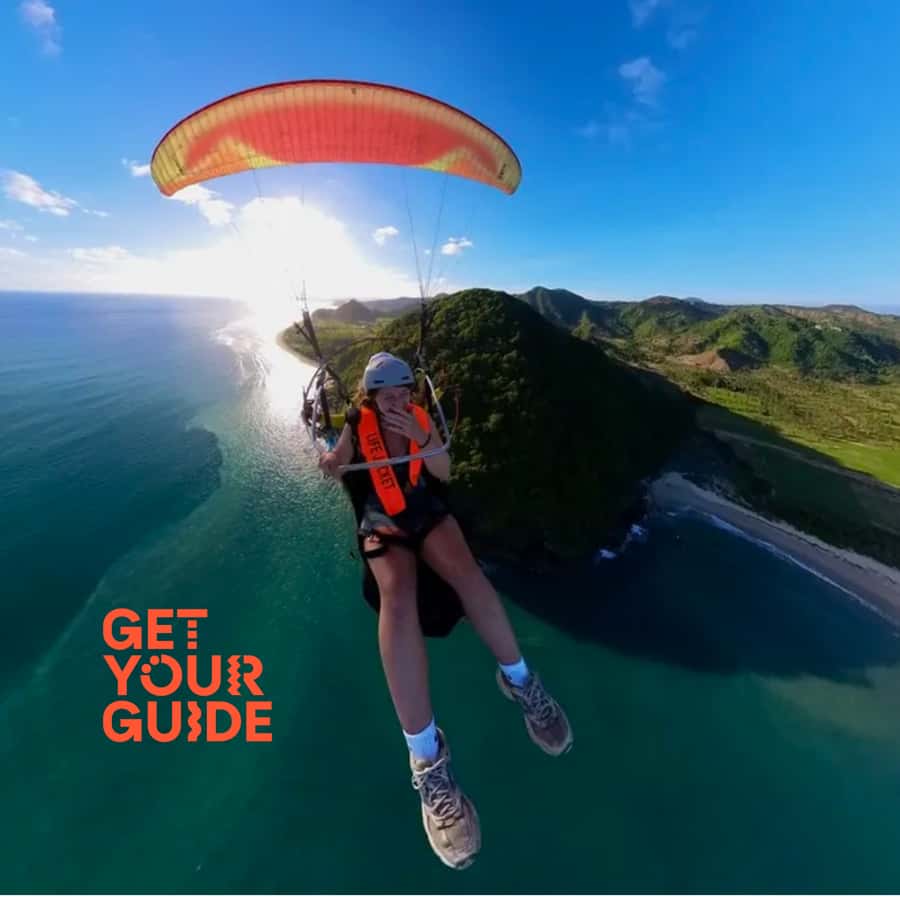 Lombok : Tandem Paragliding With Pilot, Cave & Village - Pantai Lancing Photo Stop: A Short Coast Break That Helps the Day Click