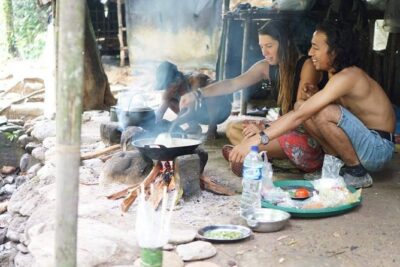 Monkey Business 3 days - 2 nights Jungle trekking (including rafting) - Day 1: settling into a Gunung Leuser jungle camp night