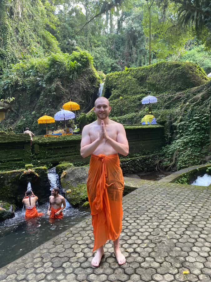 Monkey Forest, Waterfall ,Temple and Rice Terrace - Tegenungan Waterfall: the refreshing end stop, plus potential swimming