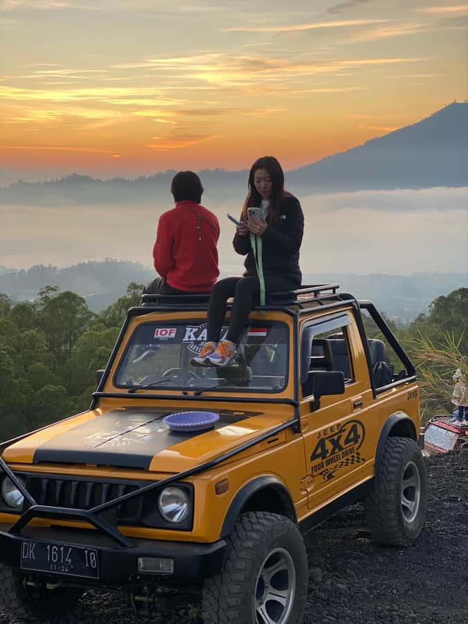 Mount Batur 4WD Jeep Sunrise Tour kintamani - After sunrise: exploring Mount Batur’s black lava from 1963