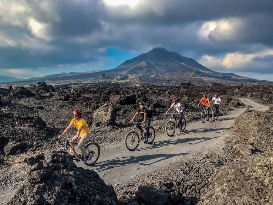 Mount Batur: Black Lava Cycling Tour w/ Natural Hot Spring - Getting Started at Mt Batur Lounge (Where Comfort Kicks In)
