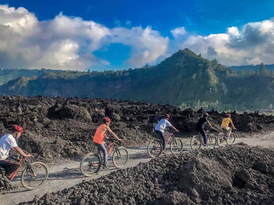 Mount Batur: Black Lava Cycling Tour w/ Natural Hot Spring - The Hot Springs: Your Recovery Button