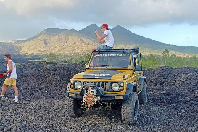 Mount Batur Black Lava Jeep Tour with Pickup - The jeep ride over black lava: the part you will feel in your legs