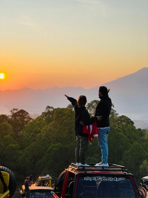 Mount Batur Jeep Sunrise & Black Lava - Sunrise from Mount Batur without the climb