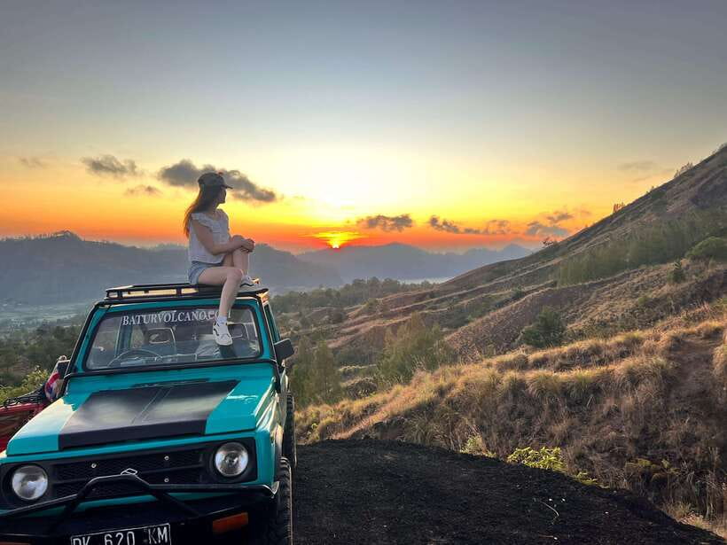 Mount Batur Jeep Sunrise & black lava with breakfast - Ubud Jungle Swing after the volcano: adrenaline with rice-terrace views