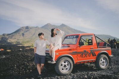 Mount Batur Jeep Sunrise Tour - All Inclusive - Sunrise on Mt. Batur’s slopes: black lava, volcano stories, and the breakfast stop