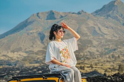Mount Batur Sunrise By Private Jeep include Hot Spring - After sunrise: a UNESCO-linked stop with 1963 black lava stone