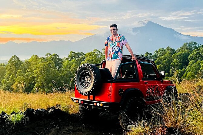 Mount Batur Sunrise Jeep Expedition - Breakfast and water included: fuel before the big light