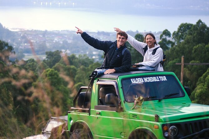 Mount Batur Sunrise Jeep Expedition - Jeep time on the black lava fields: off-road fun with photo stops