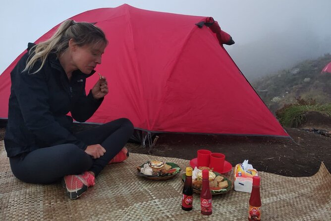 Mount Rinjani 3D2N Private Trek – Summit, Crater Rim & Hot Spring - Day 1 at Sembalun Crater Rim: sunset views and an early dinner finish