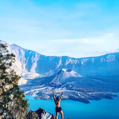 mount rinjani One day trek - The steep climb to Senaru Crater Rim: what you’re signing up for