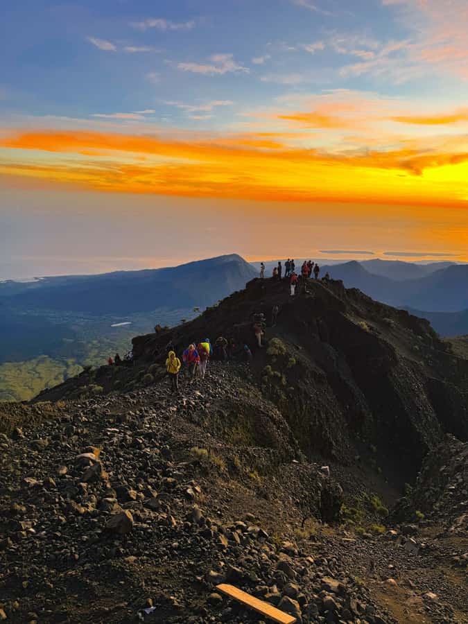 Mount Rinjani Trekking 2D-1N Summit - Night on the Crater Rim: 2:00 a.m. Wake-Up and Headlamp Hours