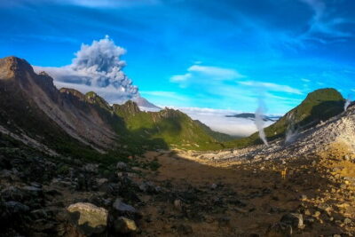 Mount Sibayak Sunrise Hike or Day Hike from Berastagi - Lau Debuk-Debuk hot springs: your built-in recovery plan