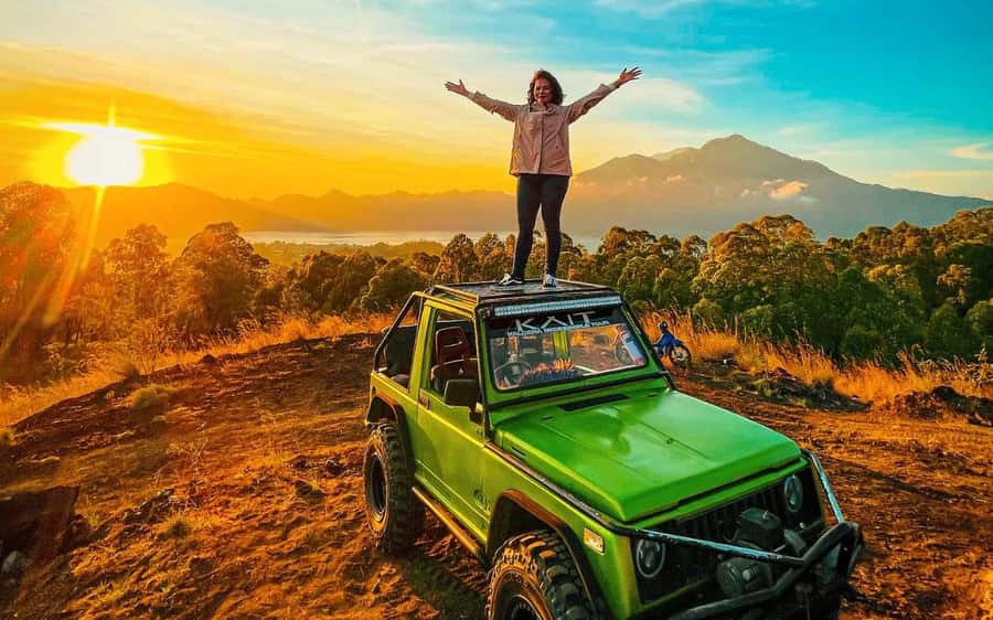 Mount Volcano Bali Jeep Sunrise, Black Lava & Hot Spring - The Real Hook: Sunrise From a Jeep on Mount Volcano Bali