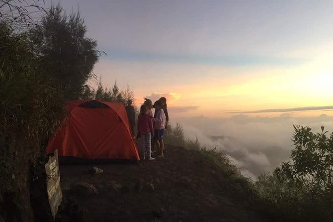 Mt Batur Camping (sunset & sunrise) - All Inclusive - Sunset on Mt Batur: Dinner, Dinner Views, and Being Early to the Quiet
