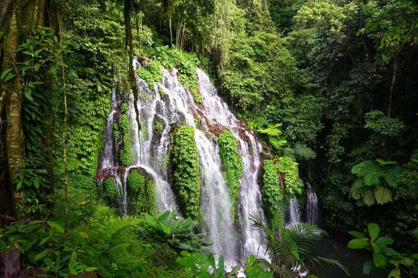 Munduk: Banyu Wana and Sekumpul Waterfall Trekking Tour - Lake Beratan and Lake Buyan viewpoint: twin lakes with fog drama