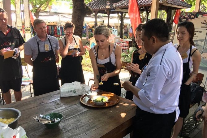 Nia Bali Seminyak Cooking Class - The menu you’ll make: spice pastes, satays, salads, and banana-leaf tricks