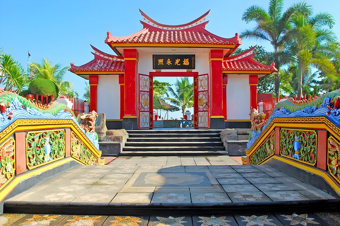 North Bali Tour - Visiting Rice Terrace, Lake, Waterfall, Temple and Hot Spring - Brahma Vihara Arama Buddhist Monastery: a stupa site with a rebuild story