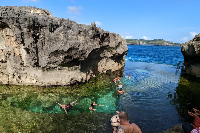 Nusa Penida Island Beach Tours with Snorkeling From Bali - Gamat Bay: cleaner sand and a calmer feel