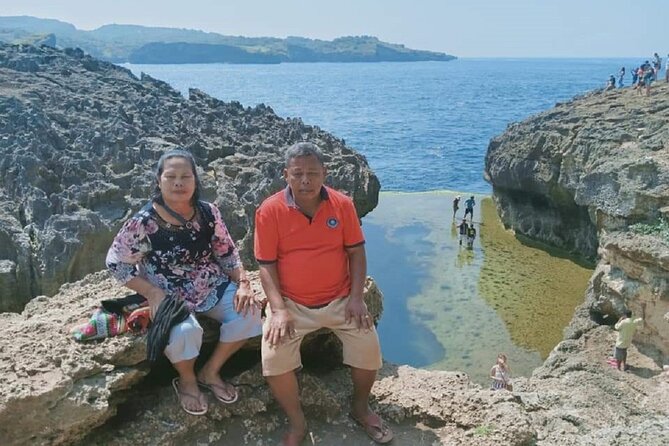 Nusa Penida Island Day Trip - Crystal Bay: the quiet cove with big-swell warning signs
