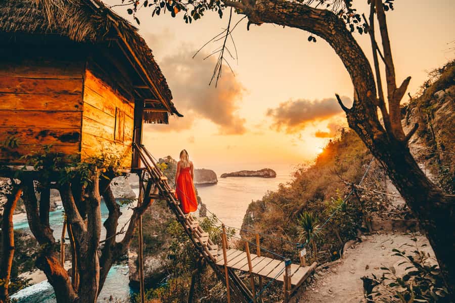 Nusa Penida: Private One Day Tours Package - Broken Beach and Crystal Bay: archways and calm pockets