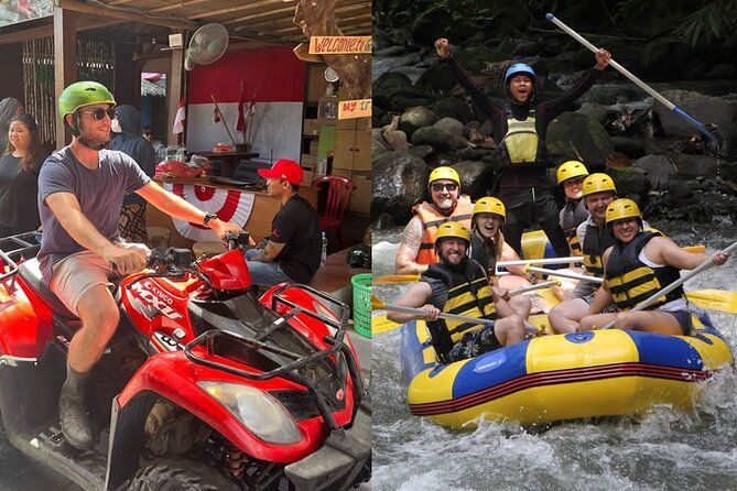 Package ATV Ride + Ubud Rafting Include Private Transport Hotel Pick-Up & Return - Key highlights from this ATV + Ubud rafting day