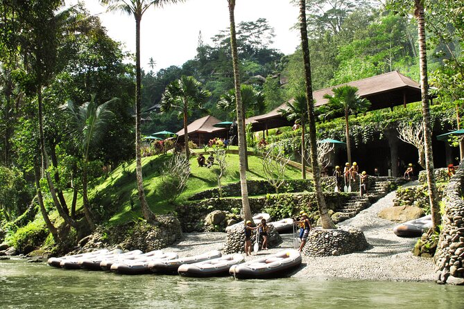 Premium Ayung River White Water Rafting in Bali - What the workout really looks like: ravine steps, rocks, and footwear