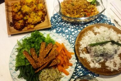 Private chef that will come to you! - The four-dish lineup: starter, main course, and dessert (with veg options)