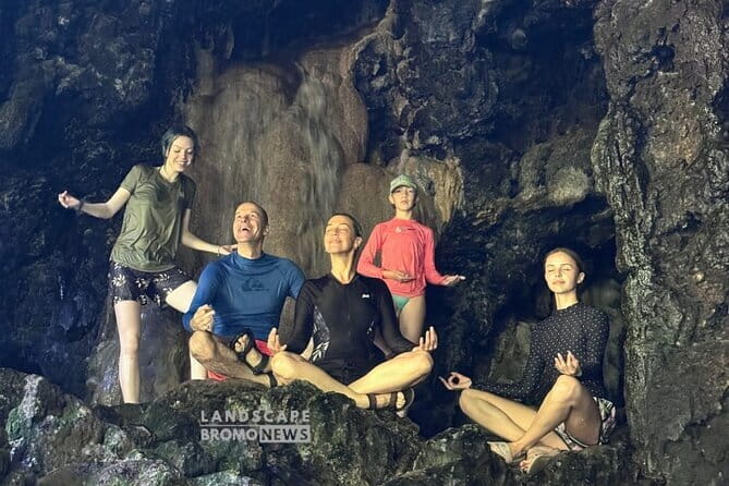 Private Tour in Tumpak Sewu Waterfalls from Malang or Surabaya - Goa Tetes cave: the steel ladder and the limestone stairs