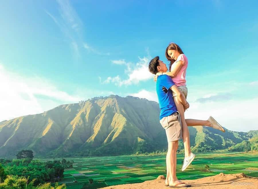"Private Tour: Sendang Gile, Tiu Kelep Waterfall & Sembalun" - Malimbu Hill: ocean panorama plus the Gili Islands photo moment