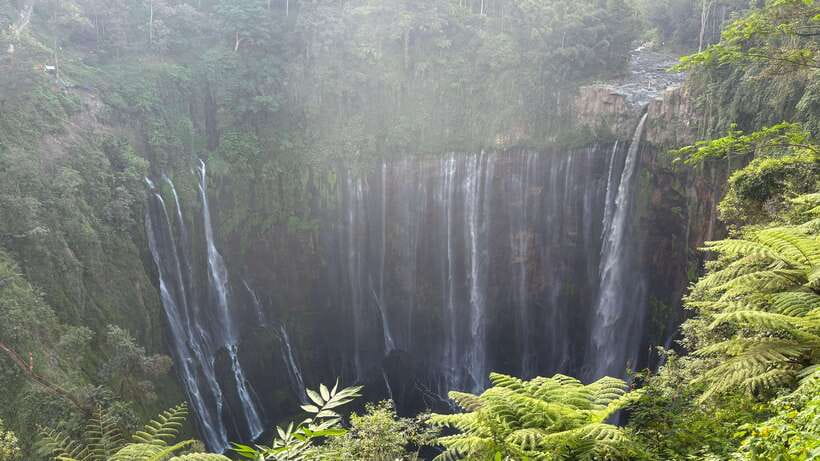 Private Trip to Tumpak Sewu Waterfall (Malang or Surabaya) - Tumpak Sewu Arrival: Above Viewpoint vs Trek to the Base