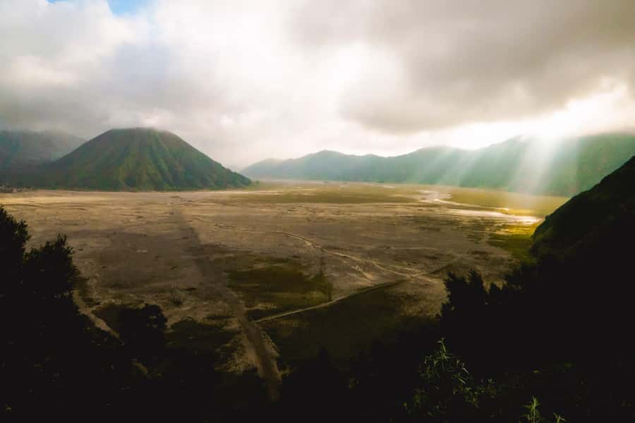 Probolinggo: Dawn Journey to Mount Ijen Sunrise Expedition - The Pura Luhur Poten and the Sea of Sand Walking Area
