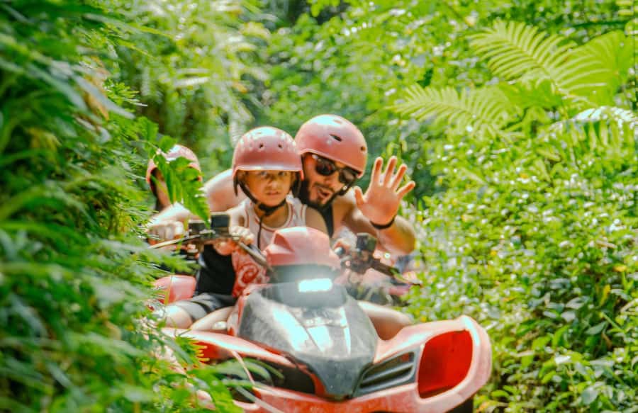 Quad Bike Bali With Tunnel & Waterfall Tour - Rice Fields, Jungle Tracks, and Mud Puddles: What the off-road route really delivers
