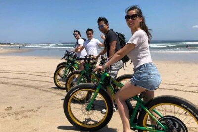 Seminyak Beach eBike Private Tour - Stop 1: Kuta Beach to Padma Beach and the Legian Boardwalk