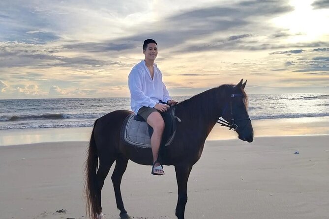Seminyak Horse back riding In the beach - The one-hour route: quiet sand, ocean sound, and a surf view