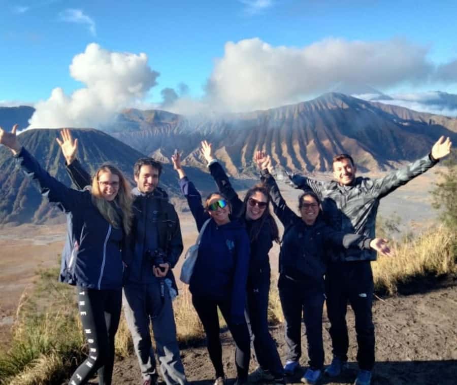 SHARED Bromo Jeep Tour include tickets From MALANG - Standing at the Crater Edge: Watching Sulfur Smoke Rise Up Close