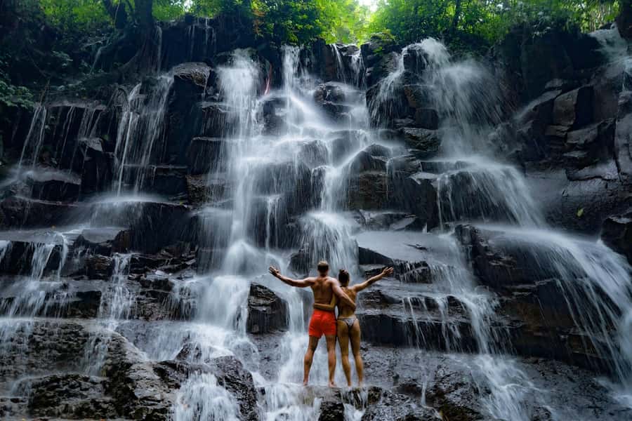 Snorkeling at Blue Lagoon, Tanjung Jepun and Waterfall - Waterfall and coffee plantation: the land-based payoff